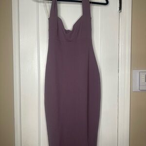 Elegant Violet/Purple Midi Dress by Nookie